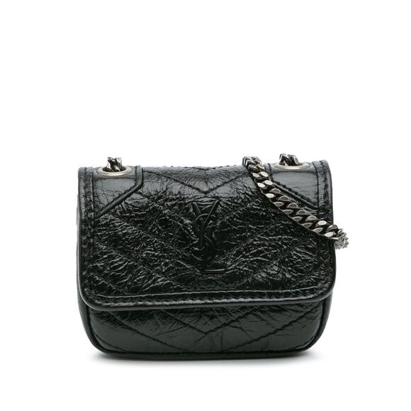 Pre Loved saint laurent Women Black Crossbody Bags - Picture 1 of 8